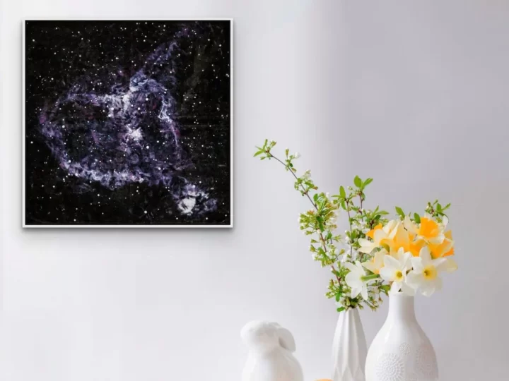 Incandescent Agape 1 Agnes My Universe: Close up of the Limited-Edition Nebula Art Print: Incandescent Agape